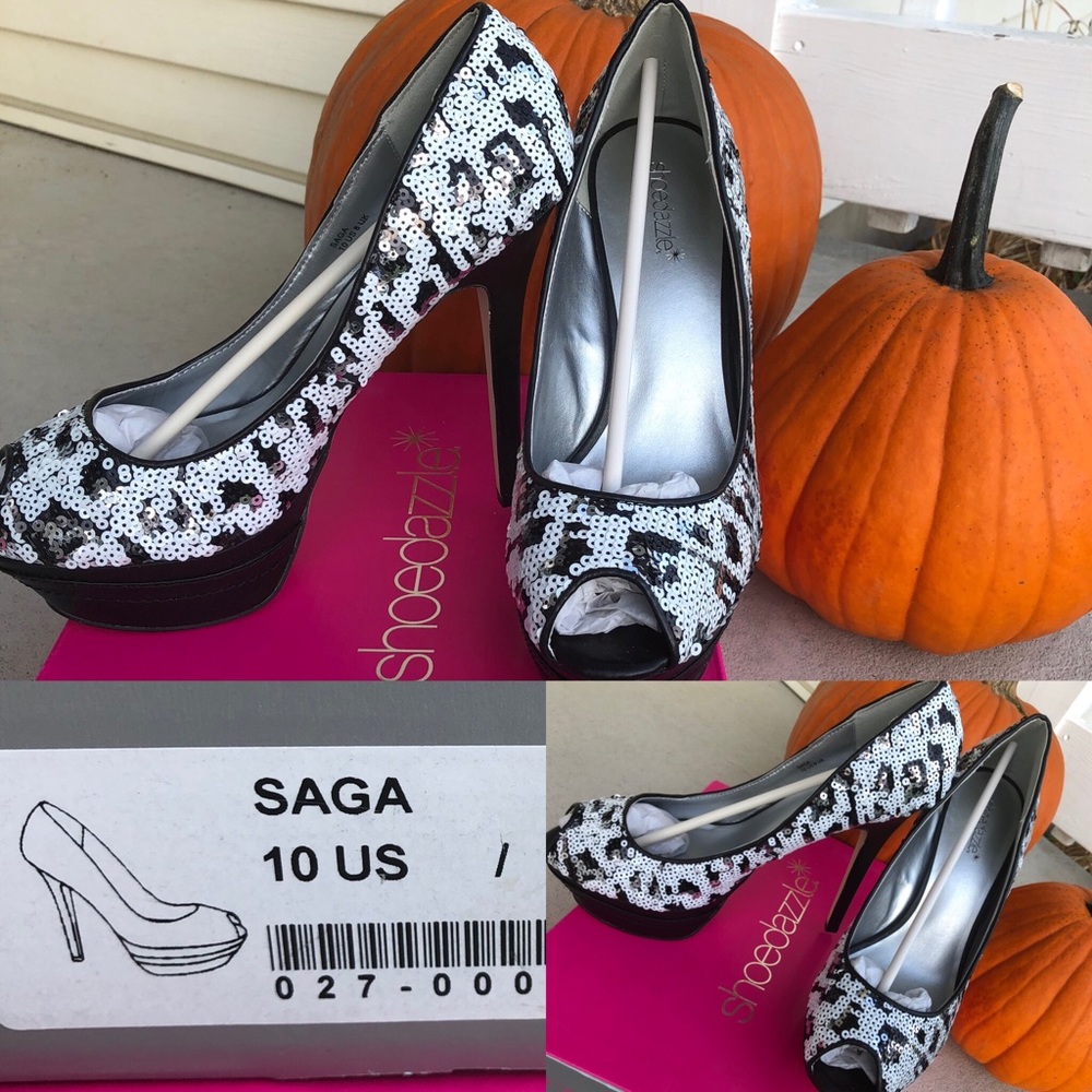 shoedazzle gold shoes